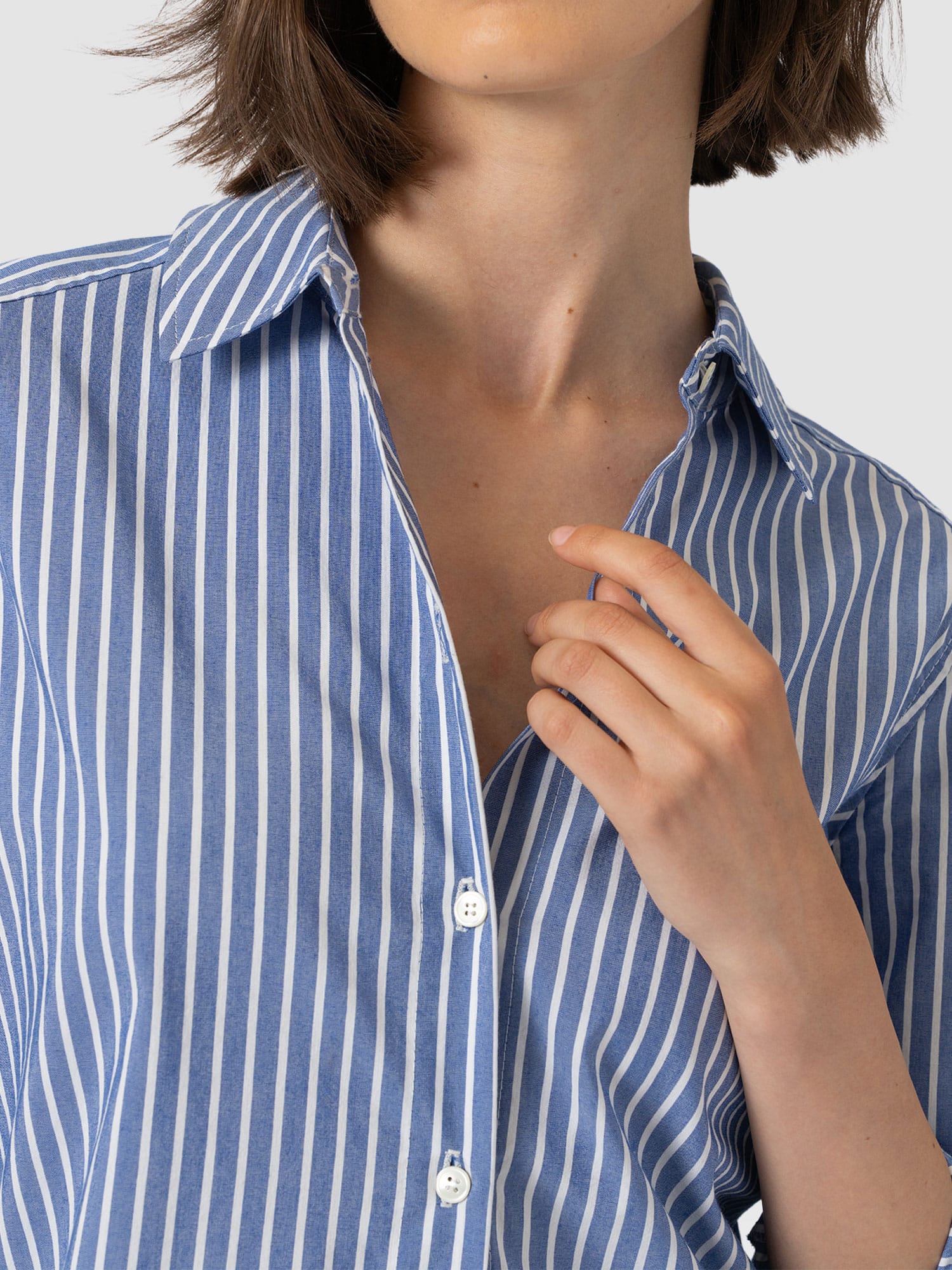 Anneliese Shirt - Blue Stripe - Image 4