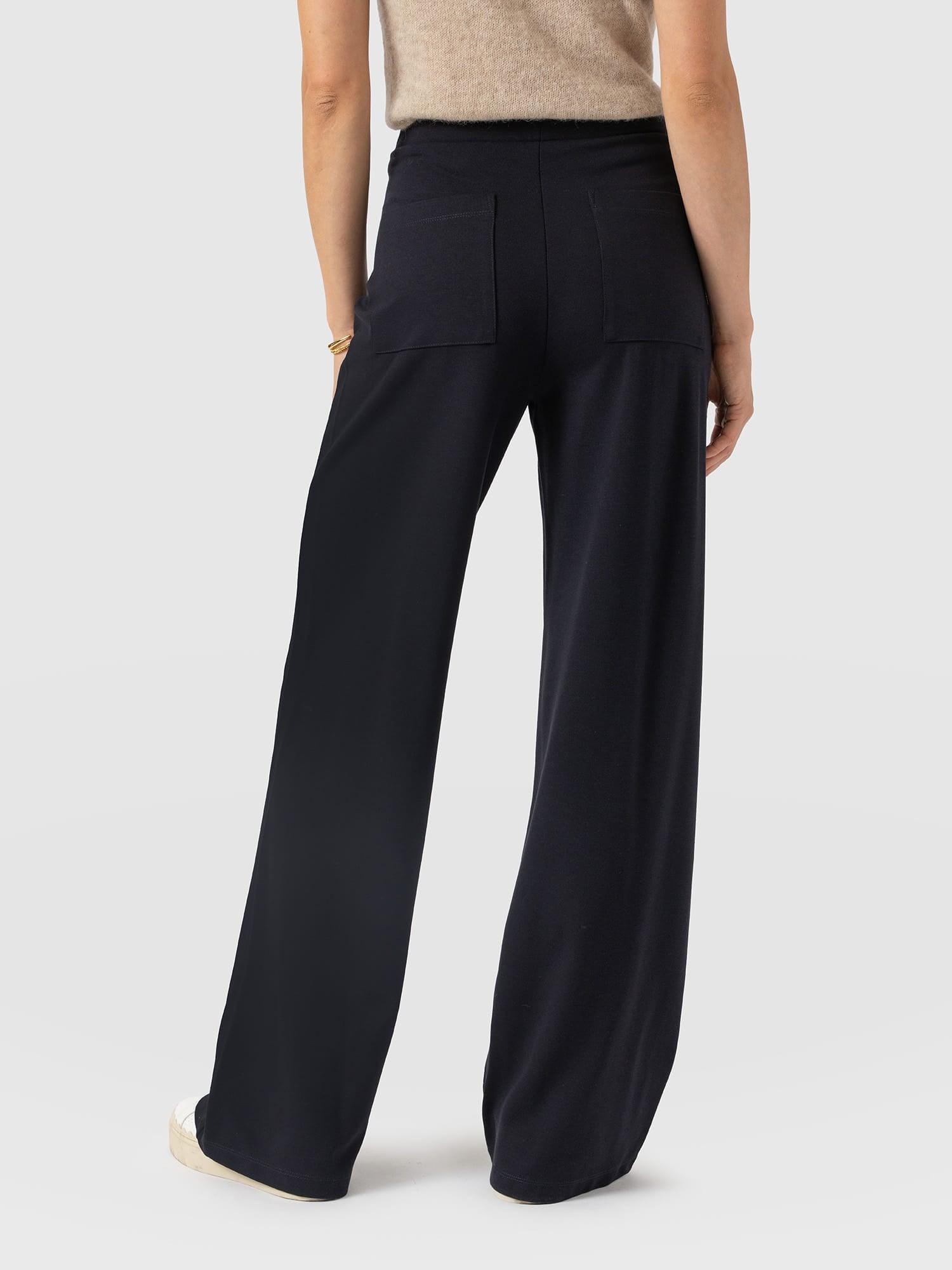 Averie Wide Leg Pant - Navy - Image 6