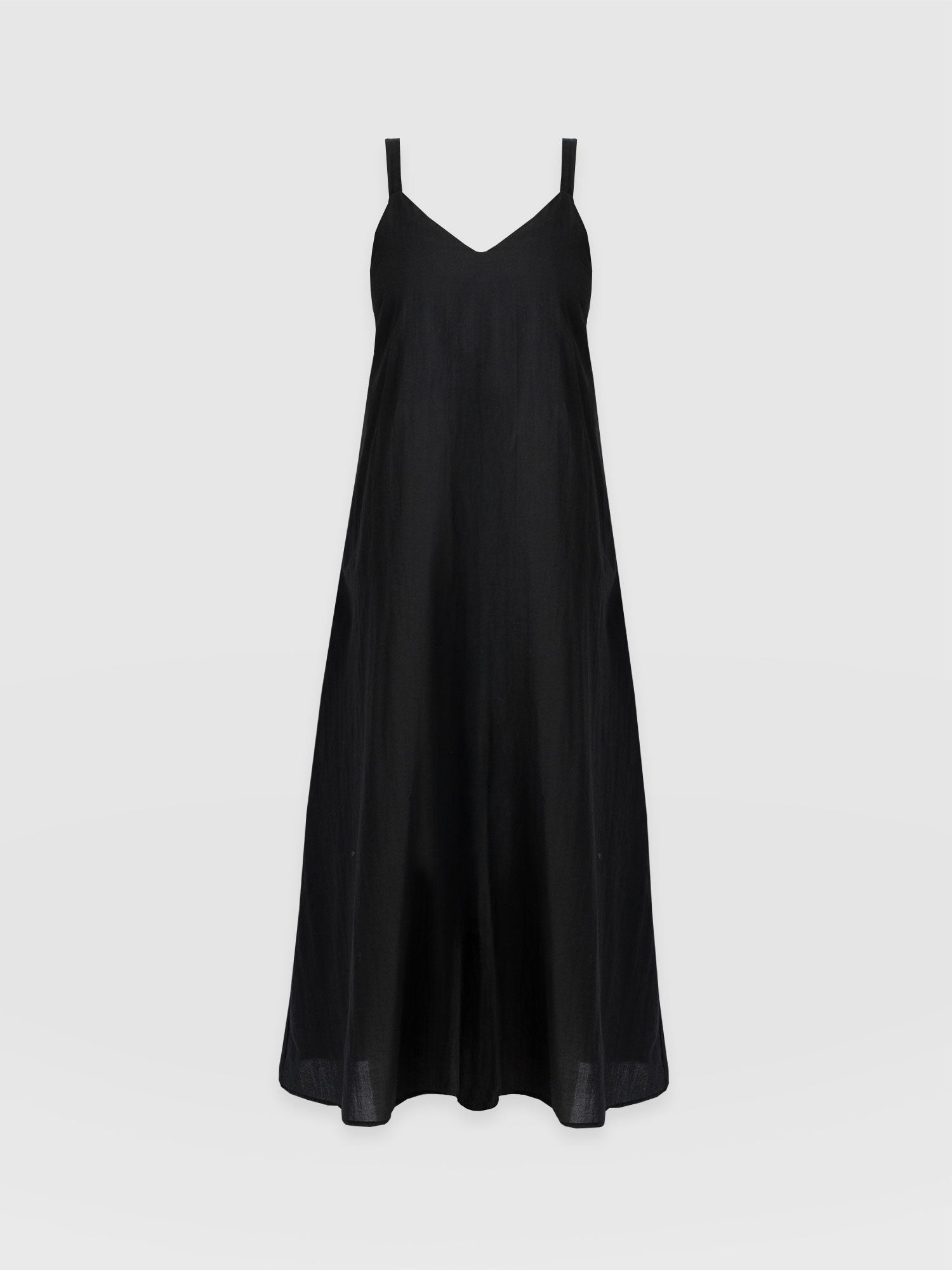 Candice A-Line Dress - Black - Image 7