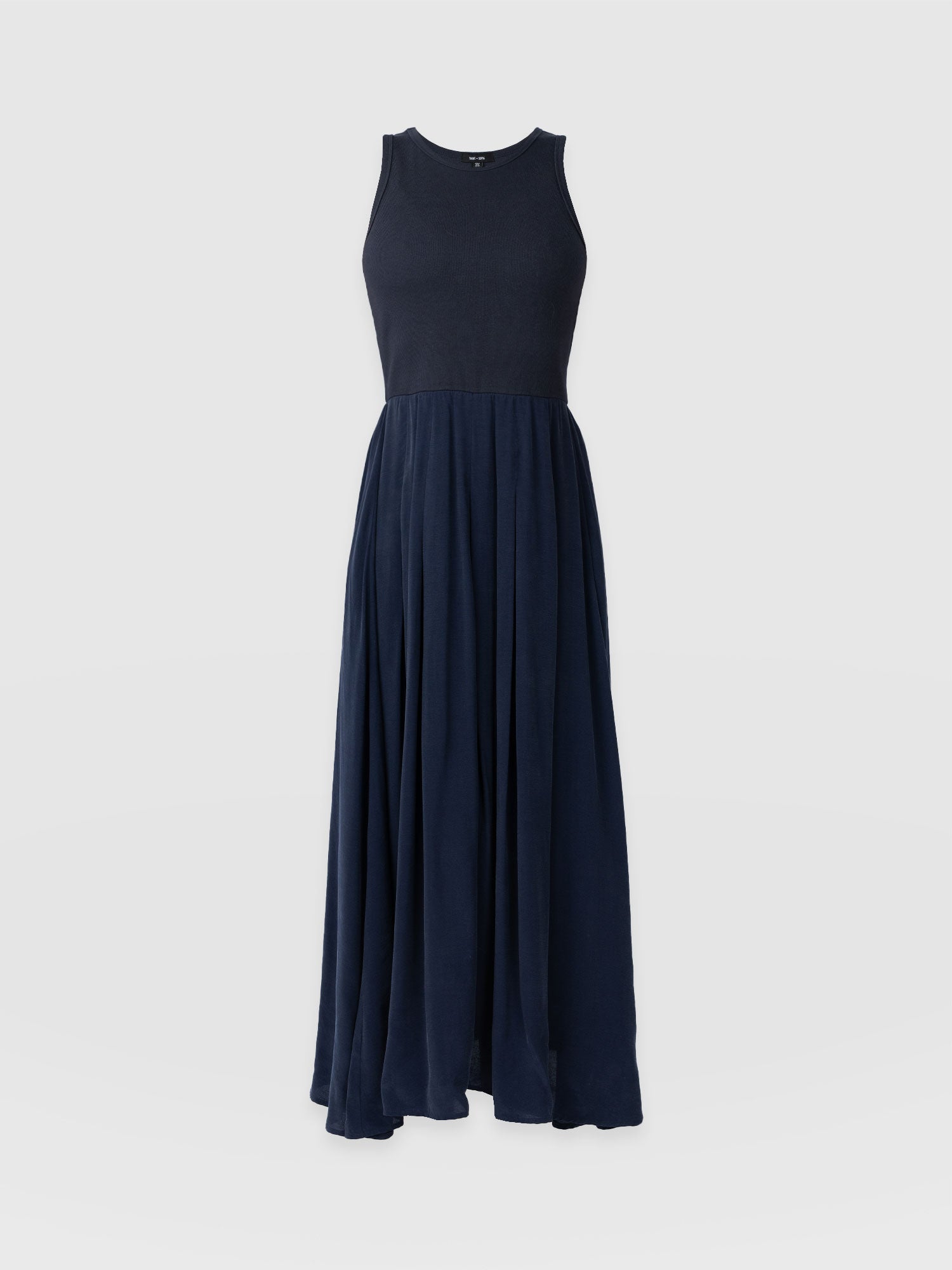 Renee Contrast Dress - Navy - Image 7