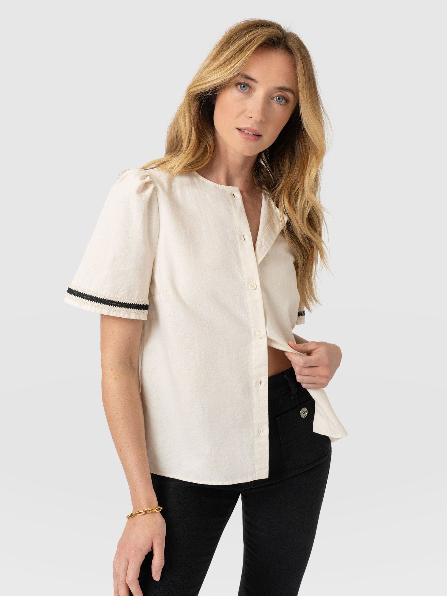 Tabitha Blouse - Cream