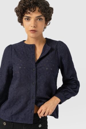 Tabitha Blouse - Navy